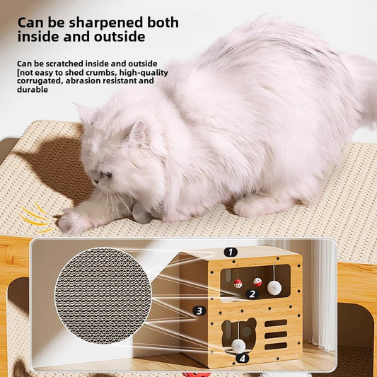 Cat Scratching Board Integrated