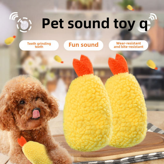 Pet Fried Chicken Plush Sounding Toy