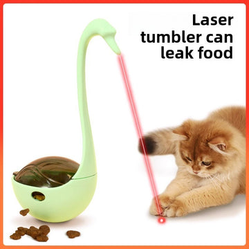 Funny Cat Laser Pen Food Leakage Tumbler